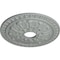 Ekena Millwork Warsaw Ceiling Medallion (Fits Canopies up to 3 1/2"), 18"OD x 3 1/2"ID x 1 3/8"P, Primed White CM18WA - alternate 3